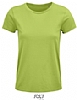 Camiseta Organica Mujer Crusader Sols - Color Verde Manzana